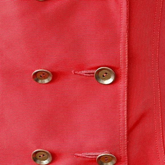 Vintage Todd Oldman orange/red blazer, silver buttons - Picture 3 of 10